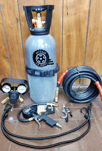 full kit to air up your tires offroad